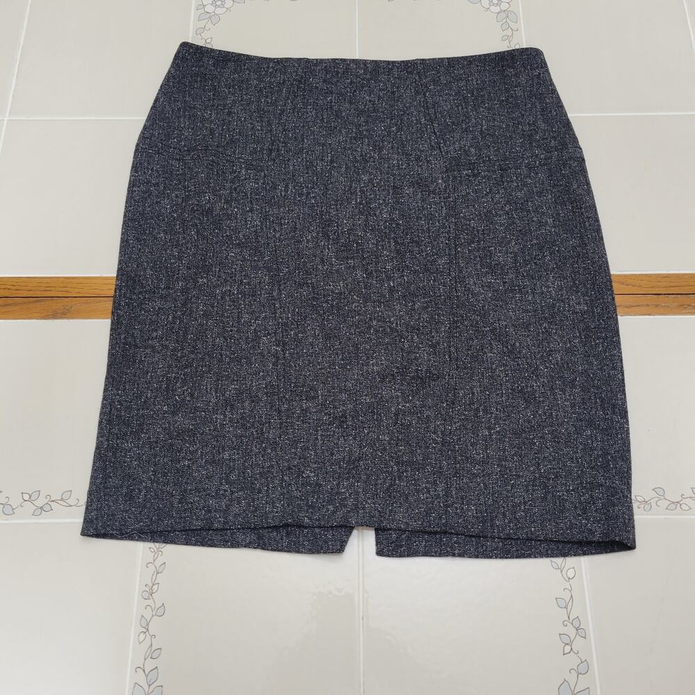 The Limited Collection Womens Black and White Pencil Skirt With Zipper Size 12